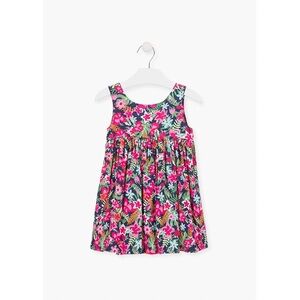 Floral Kids Casual Dress - Multicolor